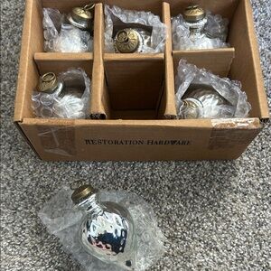 Restoration Hardware Silver Decorations